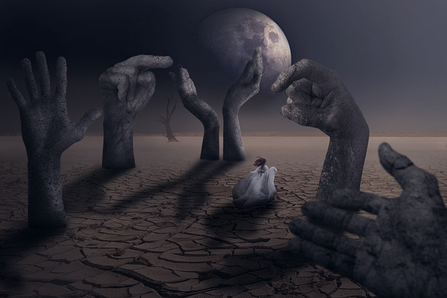 たくさんの手が自分に向けられる