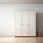 部屋の中に設置されたクローゼット